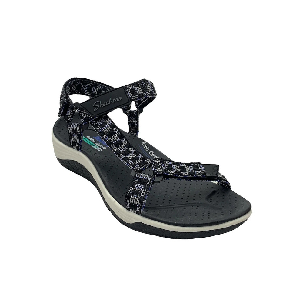 Skechers Washable Knit Quarter Reggae Cup Black - Medium - Picture 2 of 5